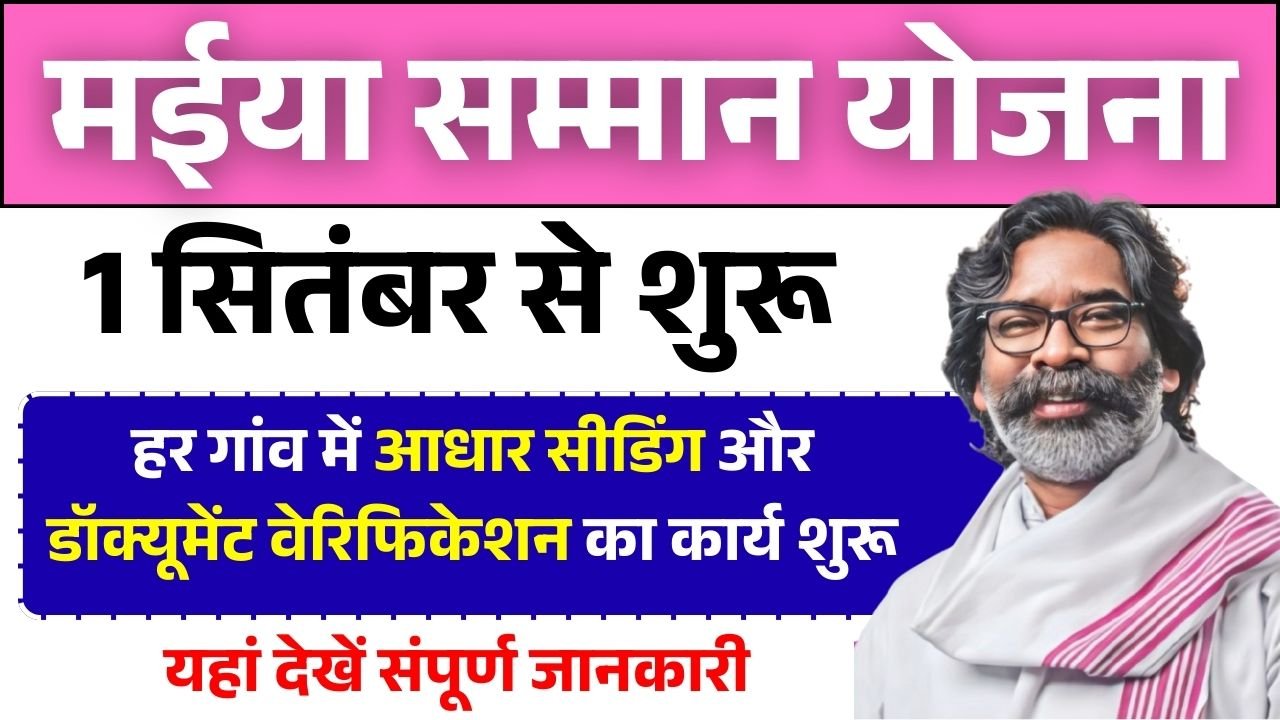 Maiya Samman Yojana Good News